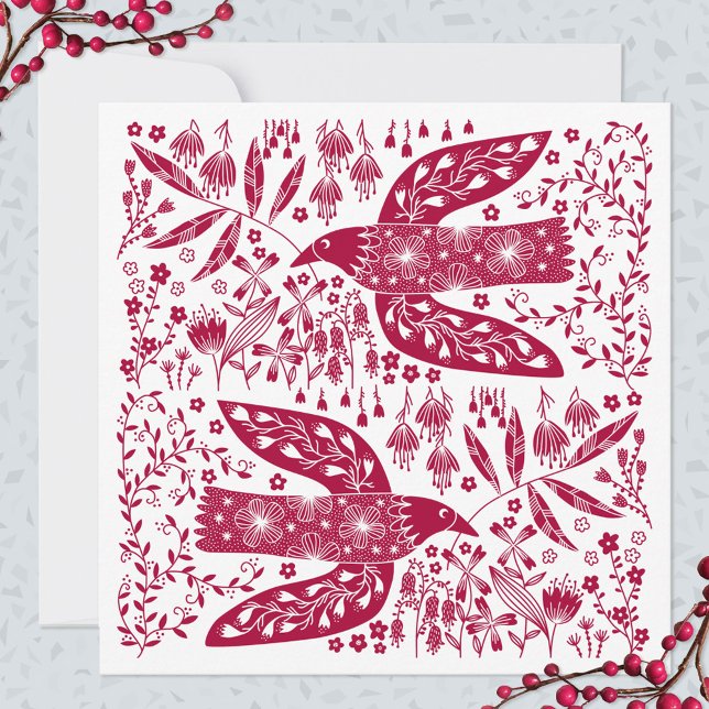 Red Bird Christmas Card (Creator Uploaded)