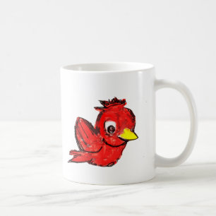 Red Bird Coffee Mug
