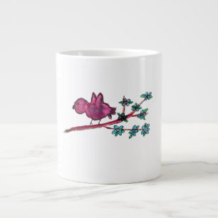 Red Bird Large Coffee Mug