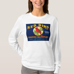 Red Bird Pear Crate LabelPashastin, WA T-Shirt