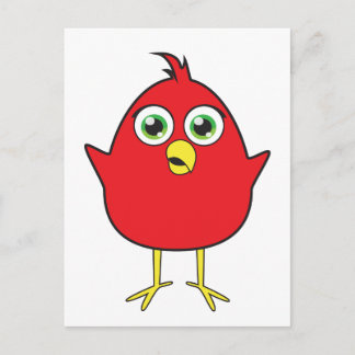 Red Bird Postcard