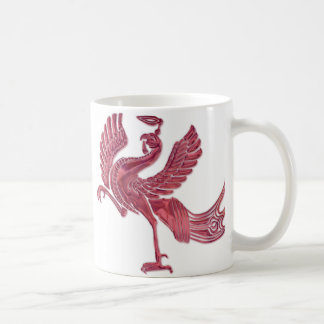 Red Bird red glass Coffee Mug