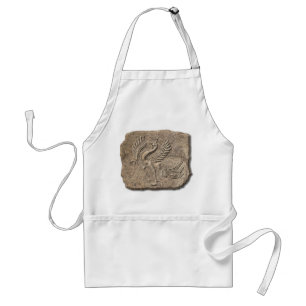 Red bird stone standard apron