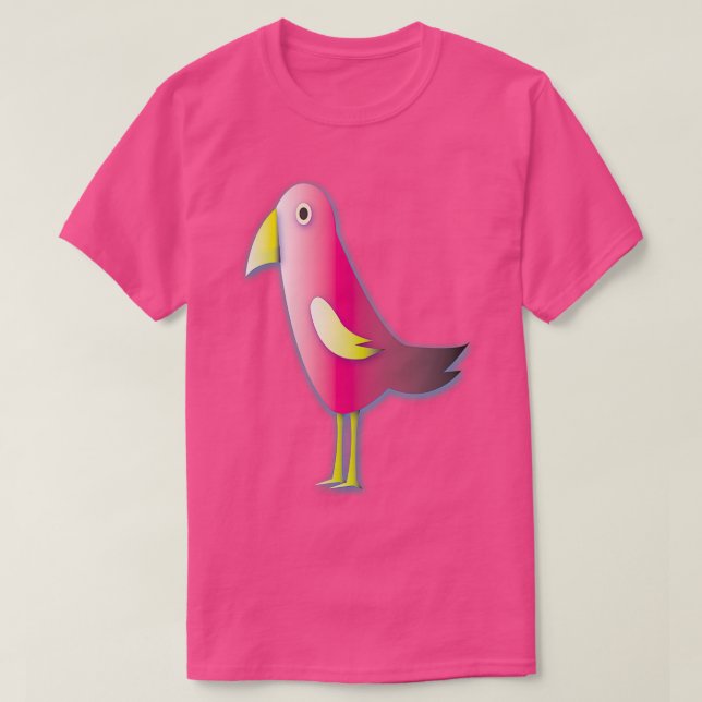 Red birdie T-Shirt (Design Front)