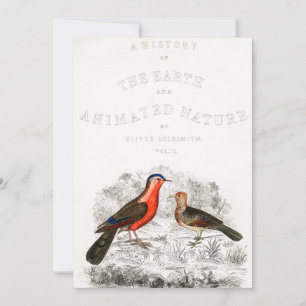 Red Birds Couple Timothee chalamet, call me by you Invitation