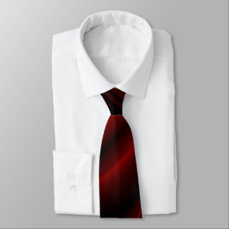 Red & Black Abstract Faded Stripes Tie