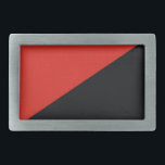 red black anarchy flag belt buckle<br><div class="desc">red black anarchy flag</div>