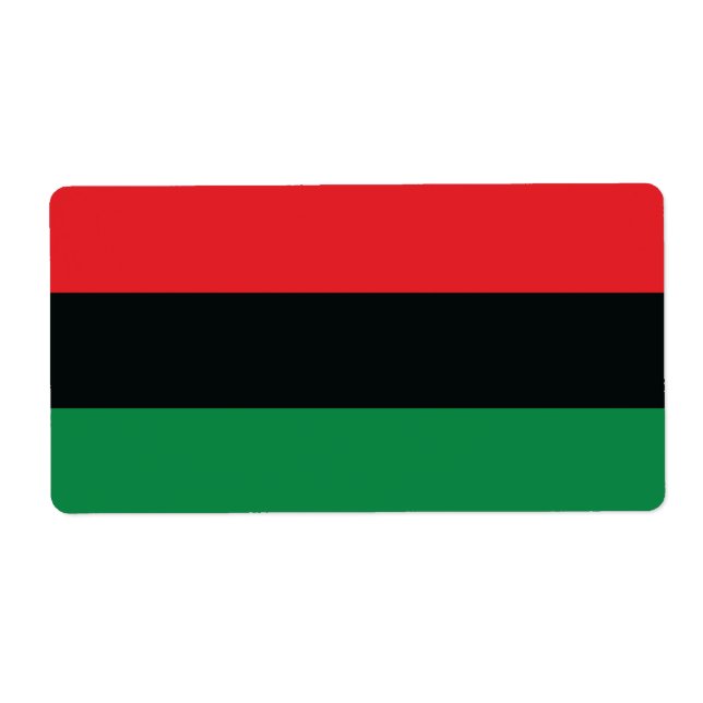 Red, Black and Green Flag (Front)