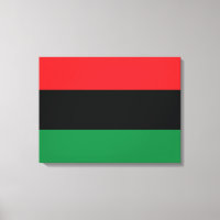 Red, Black and Green Flag