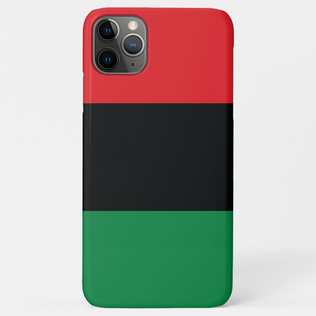Red, Black and Green Flag Case-Mate iPhone Case (Back)