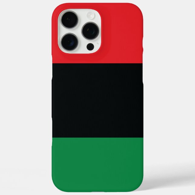 Red, Black and Green Flag Case-Mate iPhone Case (Back)