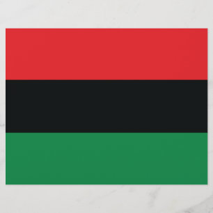 Red, Black and Green Flag Flyer