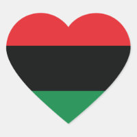 Red, Black and Green Flag