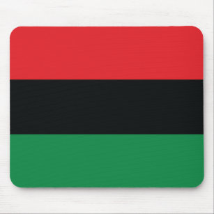 Red, Black and Green Flag Mouse Mat