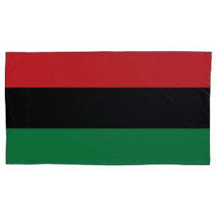 Red, Black and Green Flag Pillowcase