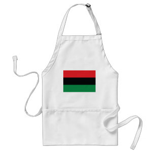 Red, Black and Green Flag Standard Apron