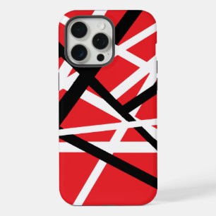 red, black, and white graphic iPhone 15 pro max case