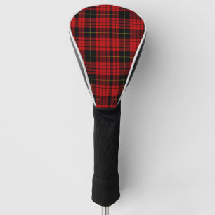 Red, Black and Yellow Tartan Plaid Tartan Golf Head Cover