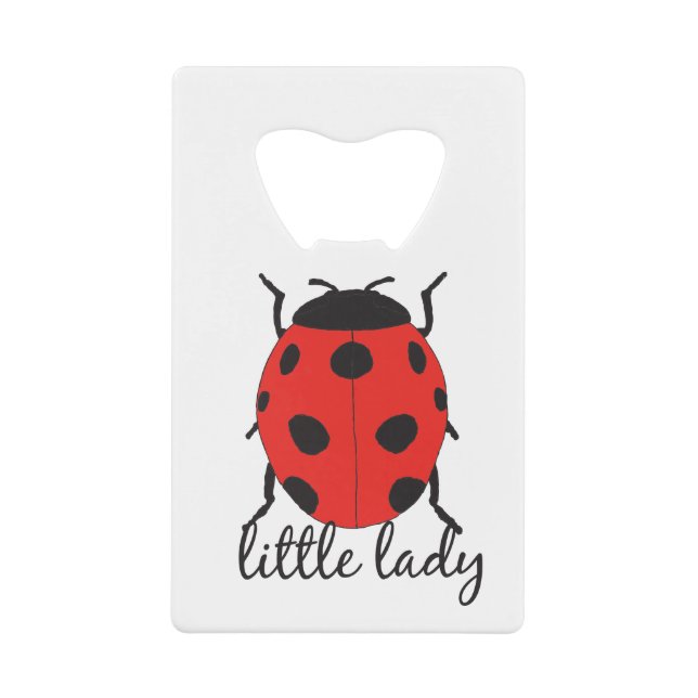 Red & Black Baby Ladybug Cute Red Ladybug Insect (Front)