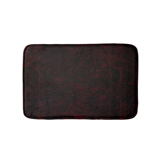 Red/Black Bath Mat (Front)