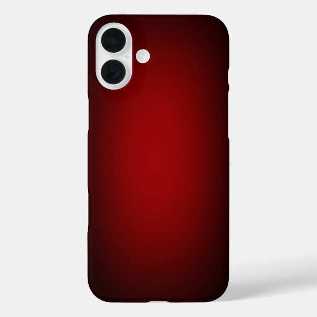 Red / Black Burst Style iPhone Case (Back)