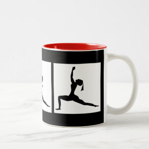 Red Black Coffee Cup