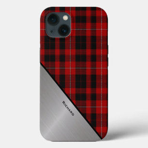 Red & Black Cunningham Tartan Plaid iPhone 13 Case