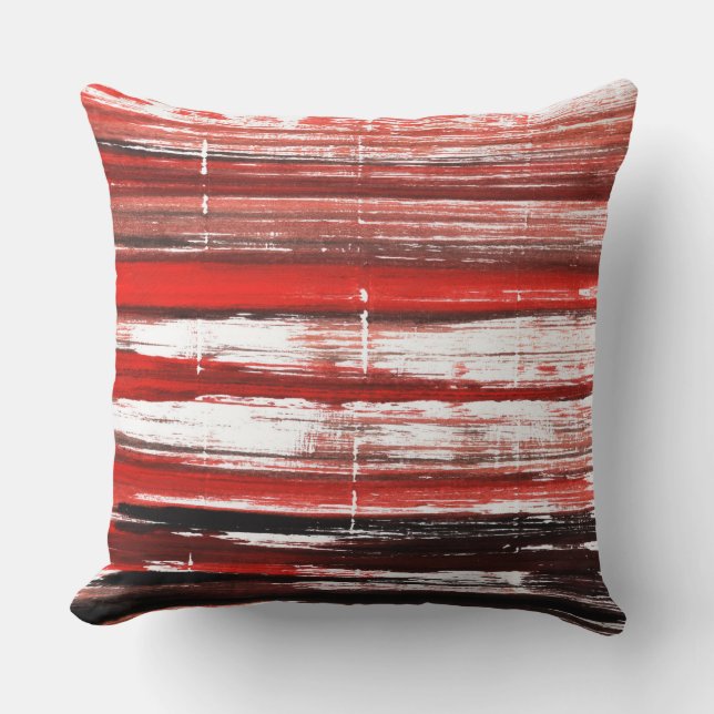 Red black cushion (Front)