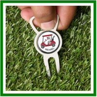Red & Black Custom Cart Personalised Marker 