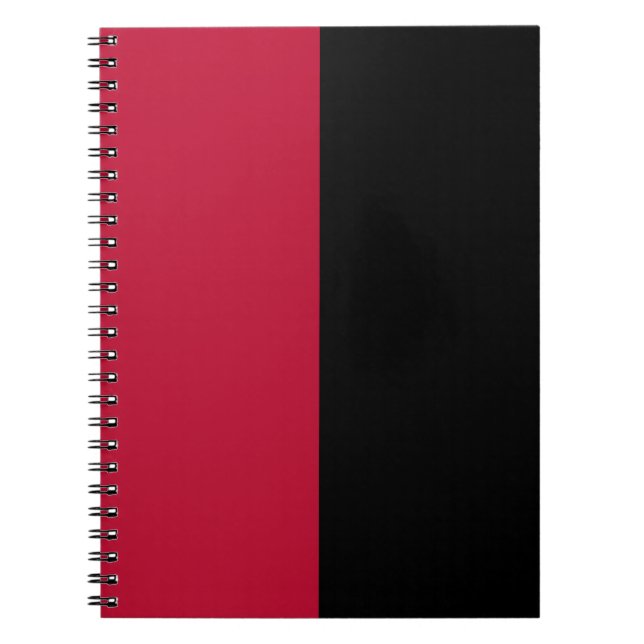 Red & Black CUSTOM Notebook (Front)