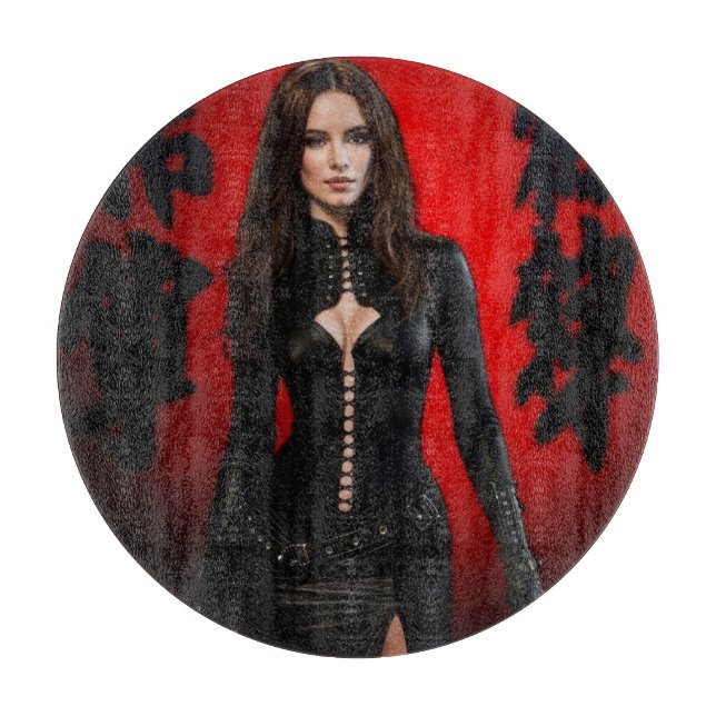 Red Black cutting board (Front)