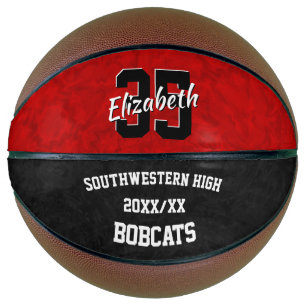 red black girls team colours keepsake basketball