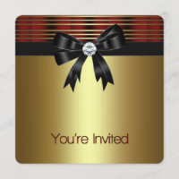 Red Black Gold Party