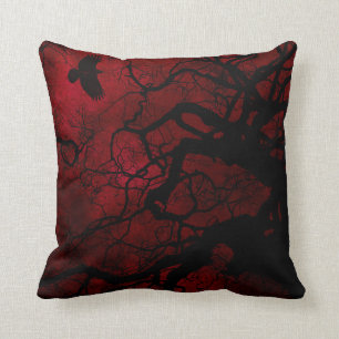 Red & Black Gothic Cushion
