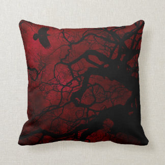 Red & Black Gothic Cushion