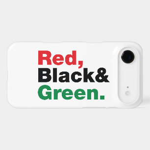 Red, Black & Green.