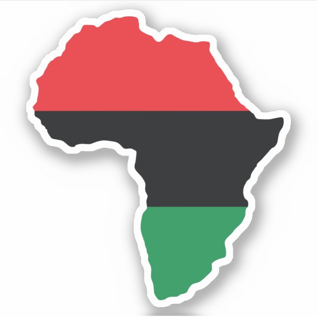 Red, Black & Green Africa Flag (Front)