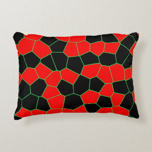 Red Black Green Decorative Cushion