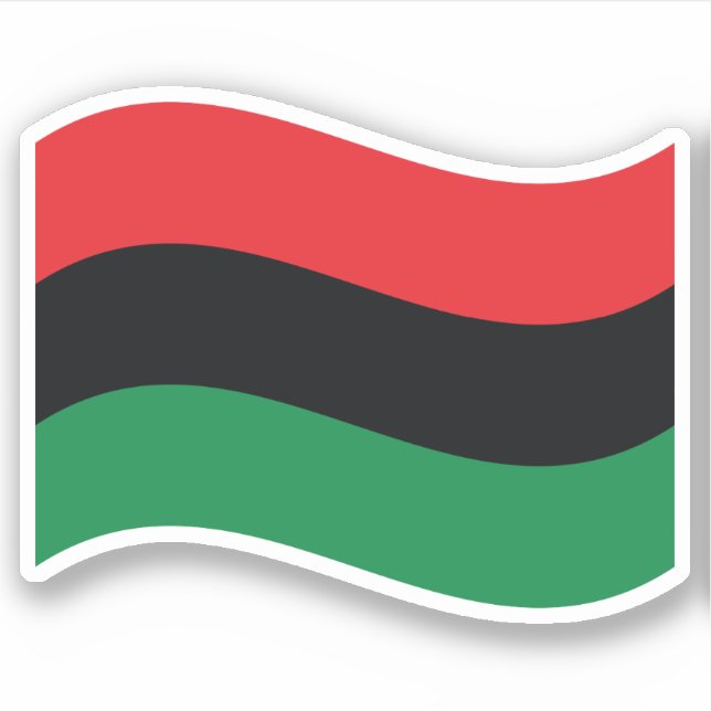 Red, Black & Green Flag (Front)