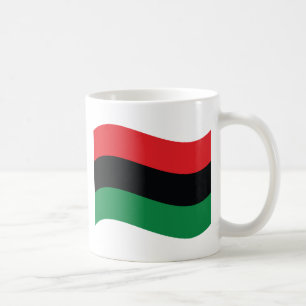 Red, Black & Green Flag Coffee Mug