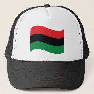 Red, Black & Green Flag Trucker Hat