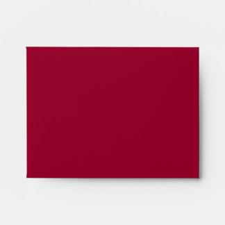 Red Black Linen RSVP Envelopes
