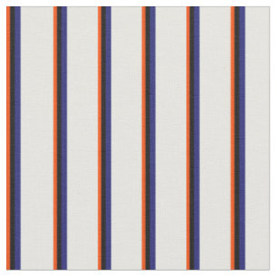 Red, Black, Midnight Blue & Mint Cream Coloured Fabric