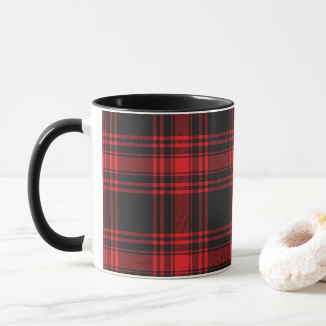 Red & Black Mug (With Donut)
