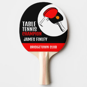 Red & Black Paddles, Table Tennis Player/Club Ping Pong Paddle