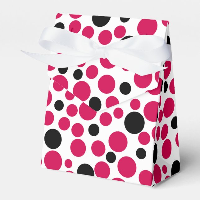 red black peas retro on white background favour box (Front Side)