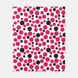red black peas retro on white background fleece blanket