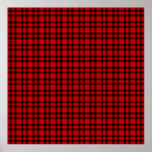Red Black Plaid Pattern