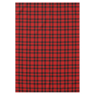 Red Black Plaid Pattern Tablecloth