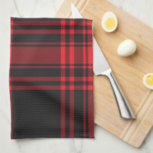 Red & Black Plaid Tea Towel